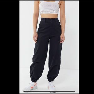 UO Jordyn High-Rise Black Jogger Pant